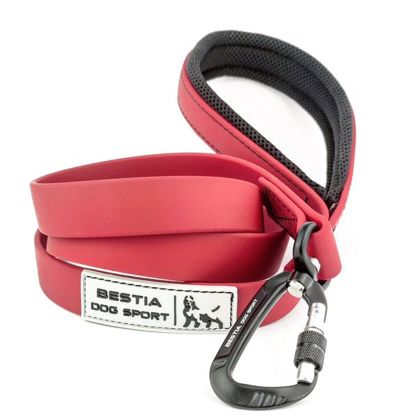 BESTIA DOG SPORT TACTICAL LEASH RED Training gear