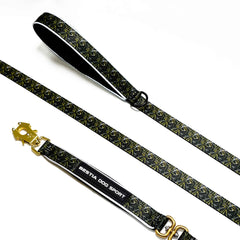 BESTIA DOG SPORT поводок GripPro с золотым принтом - Bestia Collars