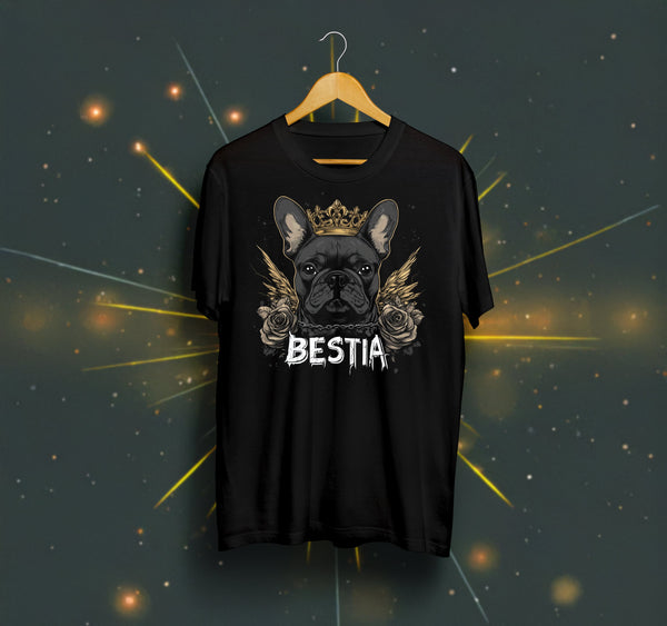 French Bulldog T-shirt Black