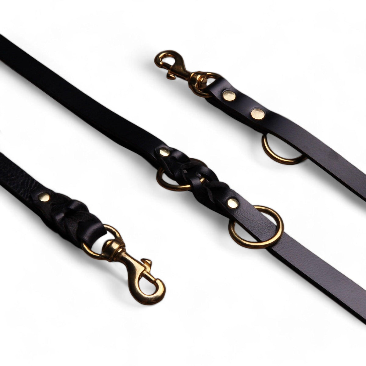 Bestia Dog Sport Dual Handle Leine ROSA – 2,5 Cm Breit, 1,5 M Lang, Mit Karabiner