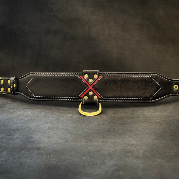 Bestia Custom leather collar