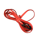 Long red leash for dog training 