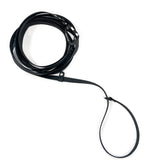 Long black leash for dog training 