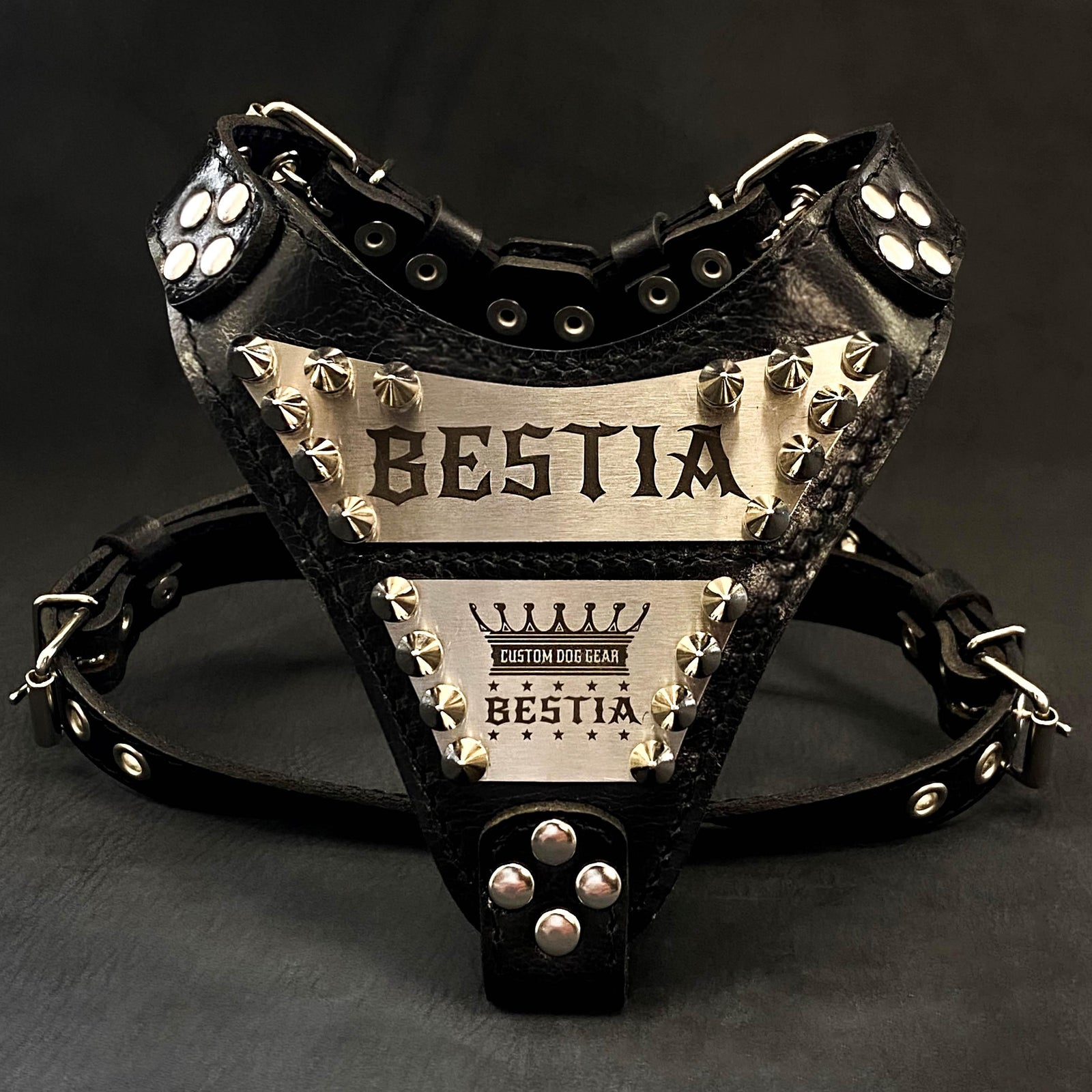 高級/希少】BESTIA ベスティア レザーハーネス デビッド XXL 本革