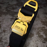 BESTIA DOG SPORT FAST RELEASE COLLAR BLACK & GOLD - Bestia Collars