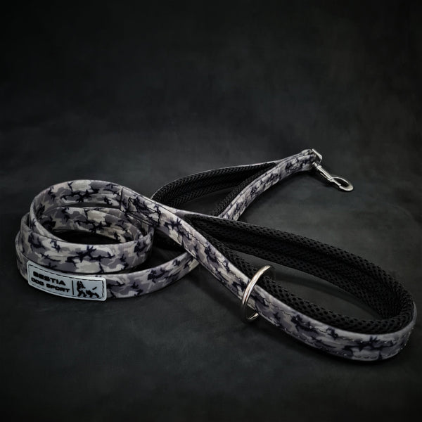 BESTIA DOG SPORT dual handle leash grey camo Training gear