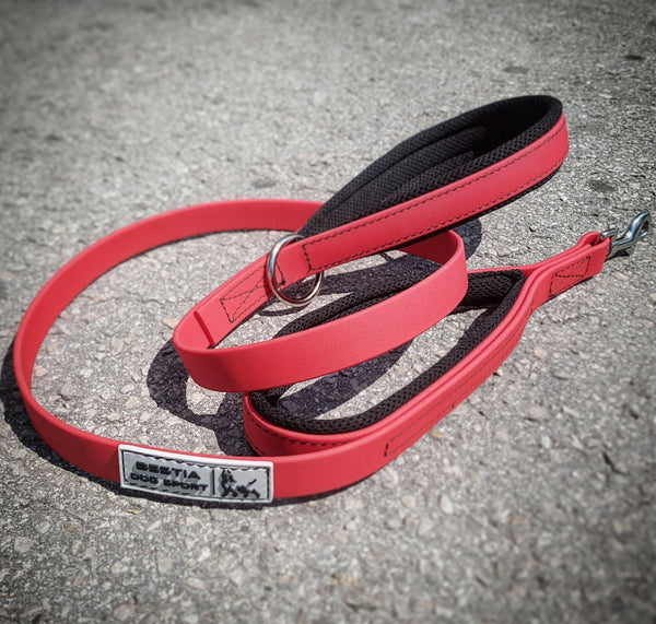 BESTIA DOG SPORT dual handle leash Red Training gear