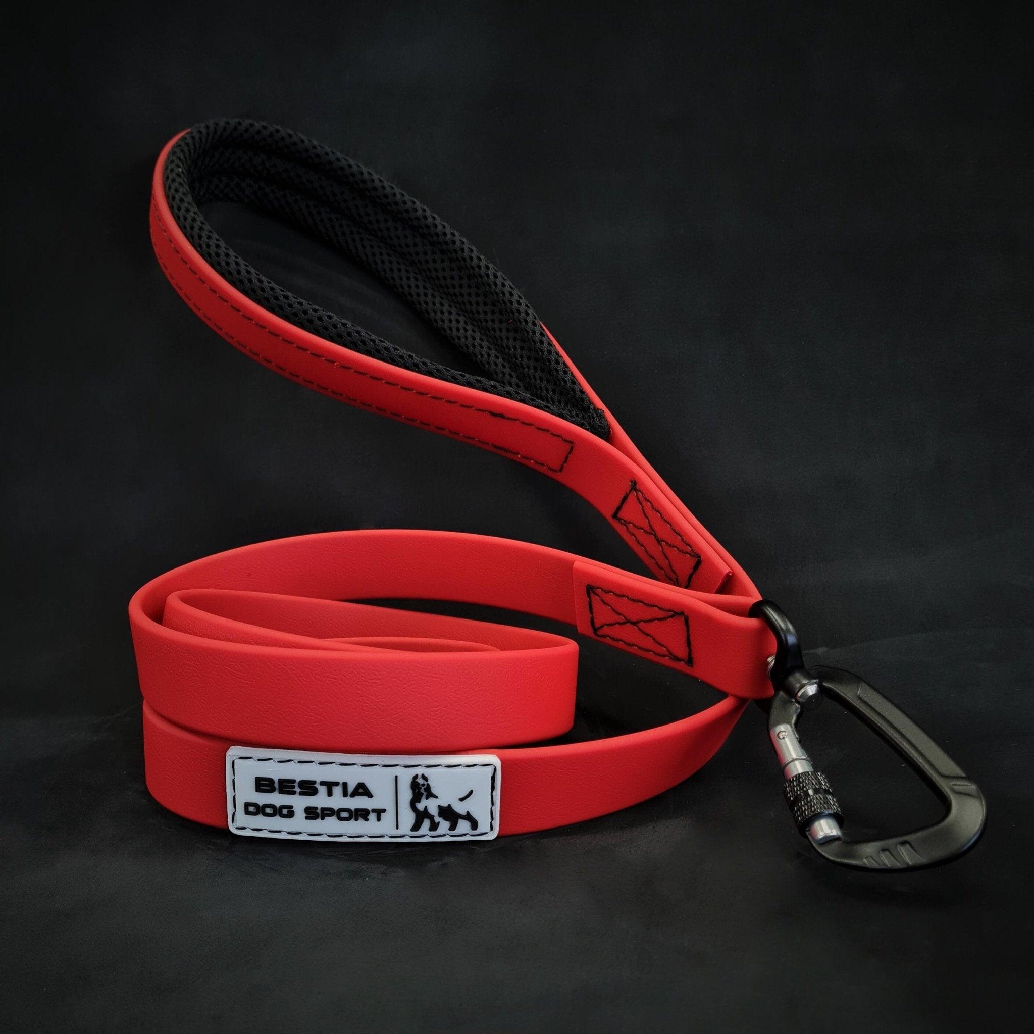 Bestia Dog Sport Halsband NEON ROSA – 5 Cm Breit, Wasserdicht, Aus Edelstahl