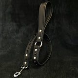 Black studded leash Leads & Head Collars