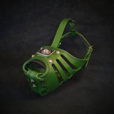 ''Eros'' Basket Muzzle GREEN Muzzles