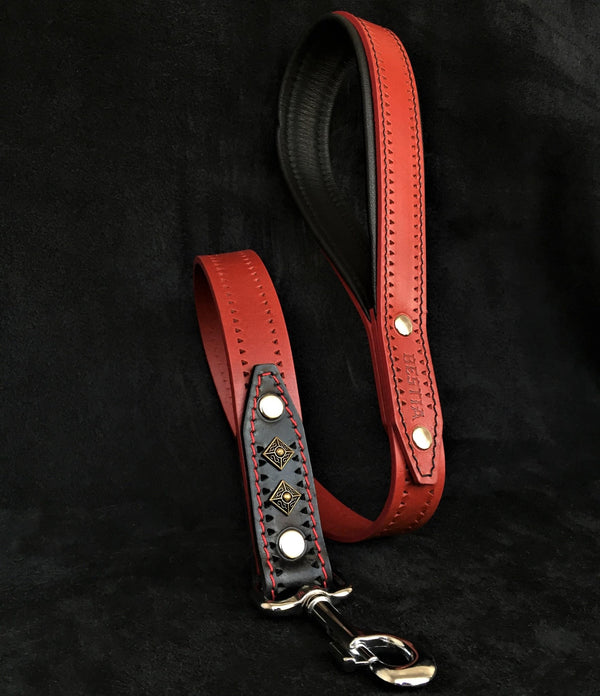 The "Balteus" red leash Leads & Head Collars