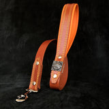 The "Eros" collar 2.5 inch wide Brown Collars
