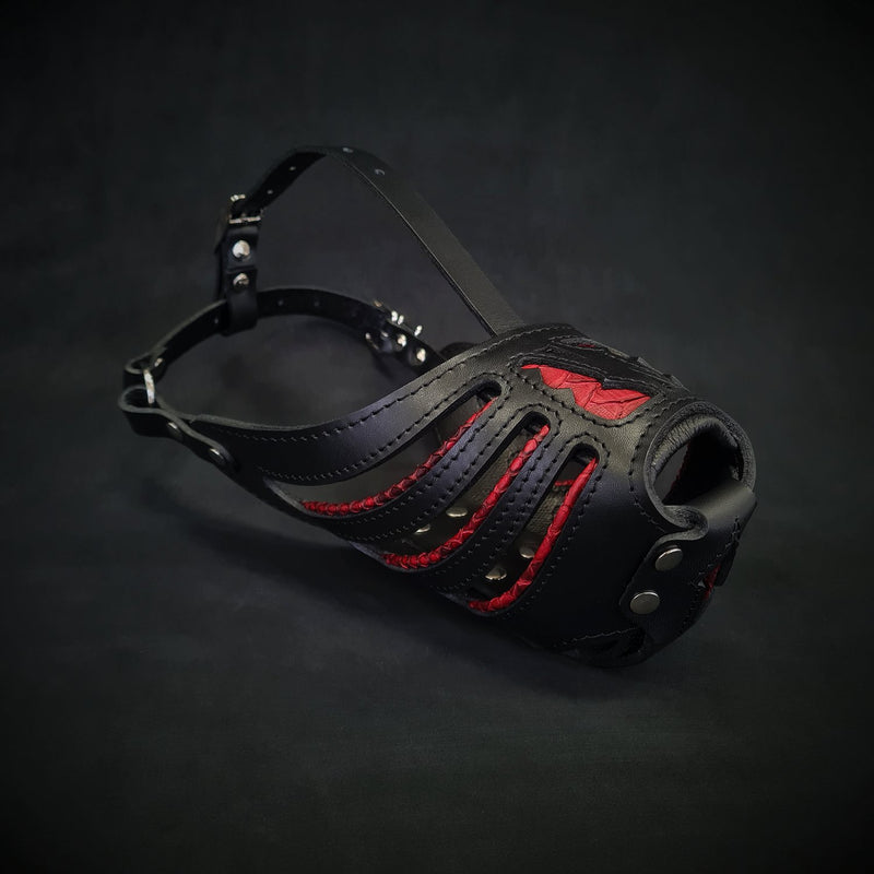 The ''Red Dragon'' basket muzzle Muzzles