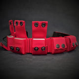 Weighted dog training collar- Red. Large breeds. 5 lbs total. removable weights Collars